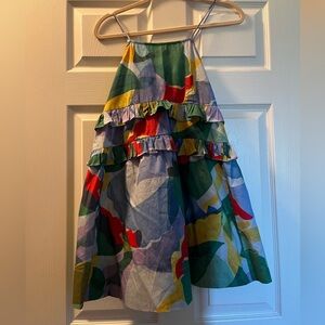 Anthropologie mini ruffle dress